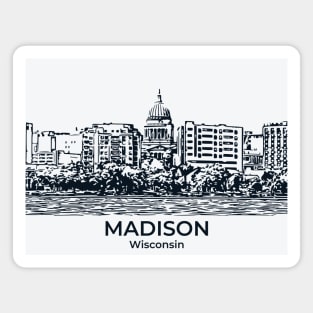 Madison - Wisconsin Magnet
